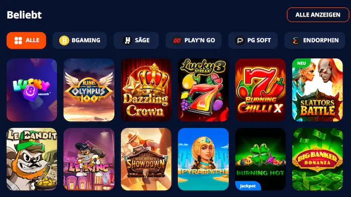 Monro Casino Spiele